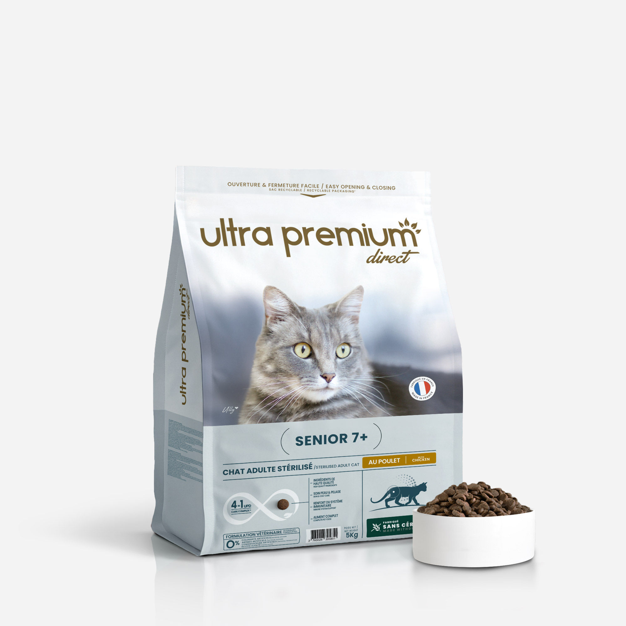 Ultra Premium Direct Croquettes Chat stérilisé Senior